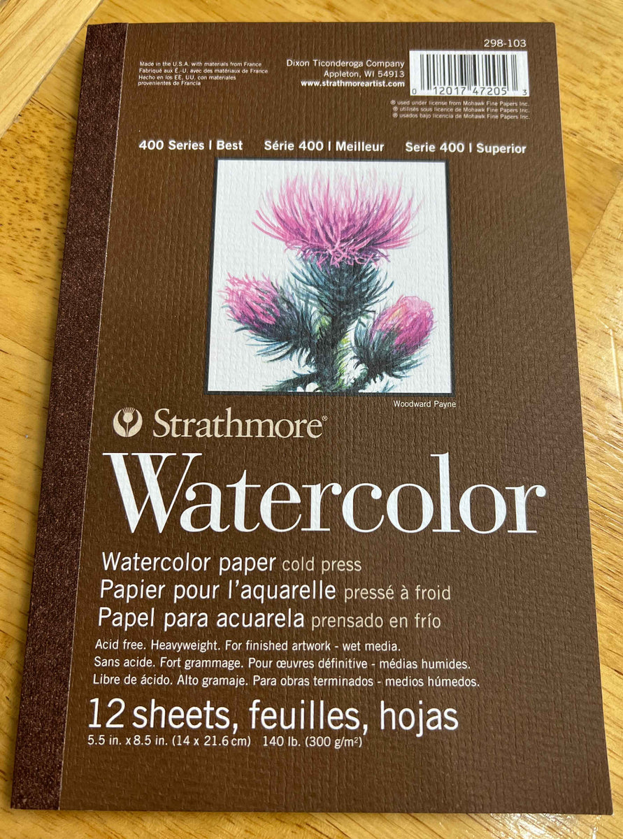 Strathmore Series 400 Watercolor Paper 5.5 x 8.5 in – East Coast Calligraphy